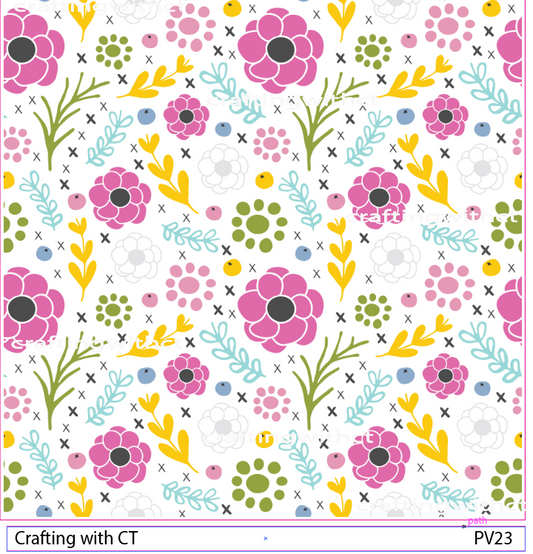 PV23 Spring Floral 11 sheet