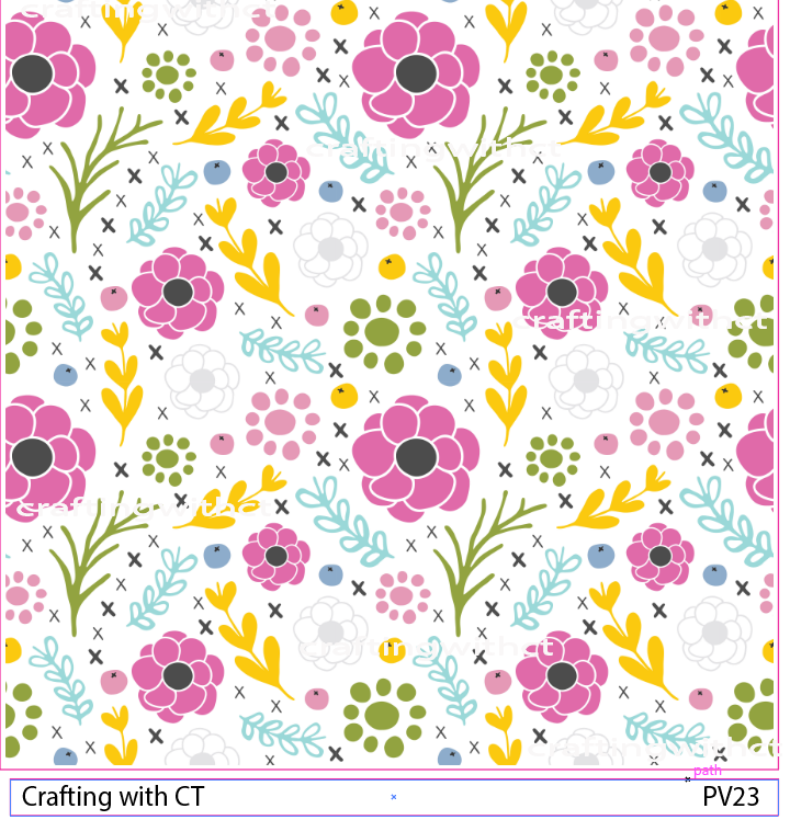 PV23 Spring Floral 11 sheet