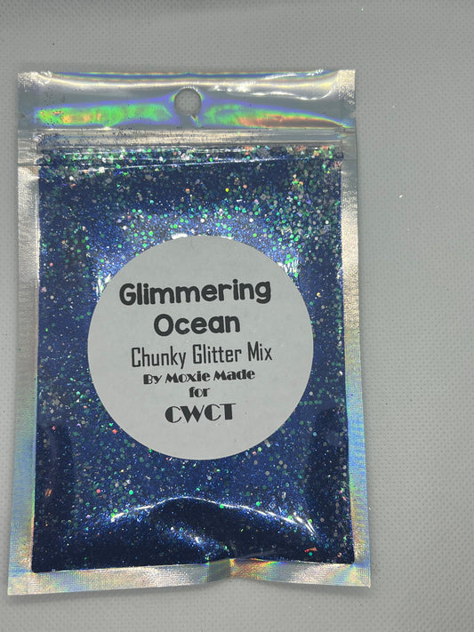 Glimmering Ocean - Chunky Glitter Mix - L.E.
