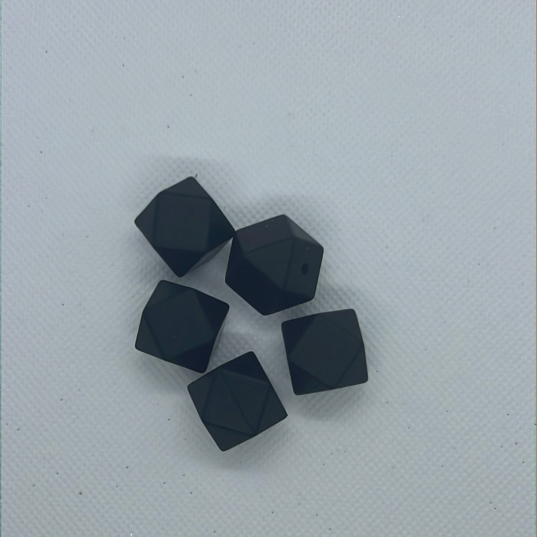Silicone Beads - Hexagon 17mm