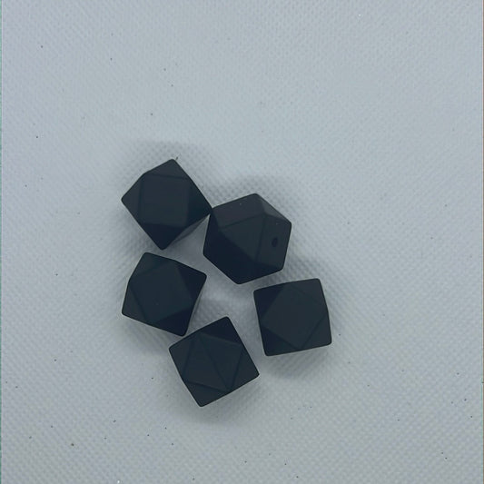 Silicone Beads - Hexagon 17mm