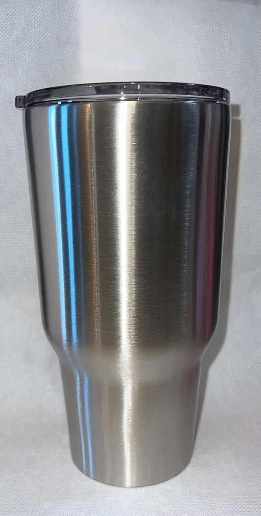 30oz smooth tumbler stainless steel insulated