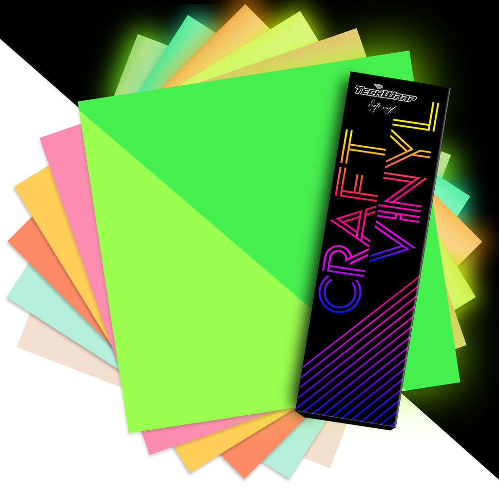 Glow in the dark vinyl 12x12 sheets