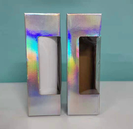 20oz skinny holographic box