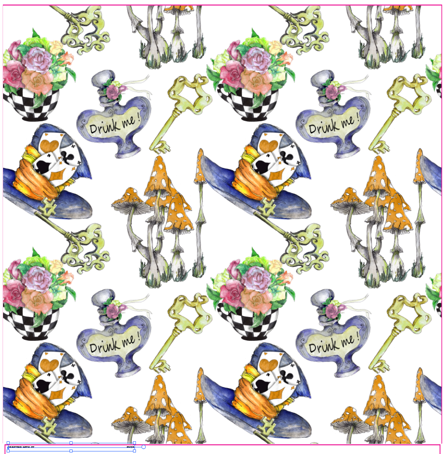 PV25 Wonderland 8 Pattern vinyl sheet